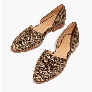The Marisa d'Orsay Flat in Spotted Calf Hair